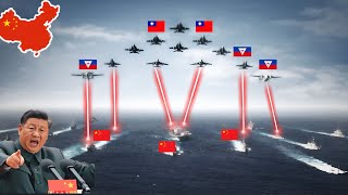 Sea War Begins Philippines and Taiwan Destroy Chinese Aircraft Carrier on Border  Arma 3 Milsim [upl. by Ardath]