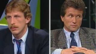 Erhitzte Diskussion vor Topduell Daum vs Hoeneß 1989  das aktuelle sportstudio – ZDF [upl. by Nedyah]