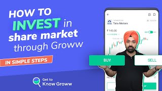 How to Invest in stock market for Beginners  Groww app kaise use kare  Buy amp Sell Shares on Groww [upl. by Noirda]