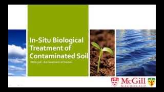 InSitu Biological Treatment of Contaminated Soil [upl. by Deragon]