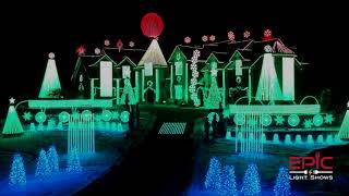 Christmas Ping Pong  Larsens Light Show [upl. by Lecroy496]