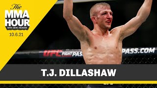 TJ Dillashaw Fought With ‘Straight Grit’ After Shredding Knee in Return  The MMA Hour [upl. by Sjoberg]