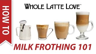 Milk Frothing for Beginners [upl. by Ferde]