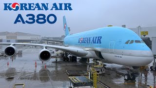 🇺🇸 Los Angeles LAX to Seoul ICN 🇰🇷 Korean Air Airbus A380  FULL FLIGHT REPORT Polar route [upl. by Haidebej]