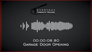 Garage Door Opening  HQ Sound Effect [upl. by Finley]