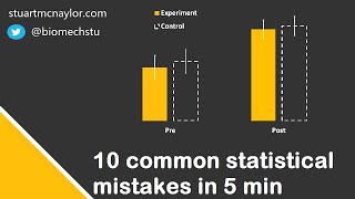 Ten Statistical Mistakes in 5 Min [upl. by Julide]