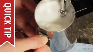 How to AutoFroth Milk for Lattes [upl. by Linnet837]