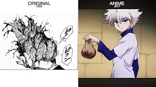 Hunter x Hunter  Manga vs Anime Killua vs Johness [upl. by Ladnyk762]