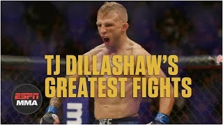 TJ Dillashaw’s greatest fights  Highlights  ESPN MMA [upl. by Arretal]