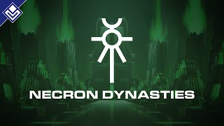 Necron Dynasties  Warhammer 40000 [upl. by Siulesoj893]