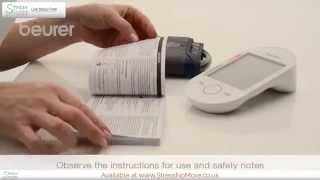 Quick Start Video For The Beurer BM 55 Blood Pressure Monitor [upl. by Mcwherter379]