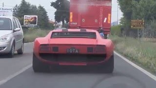 Chasing the Miura Jota in a Lamborghini Countach on Grande Giro [upl. by Antone]