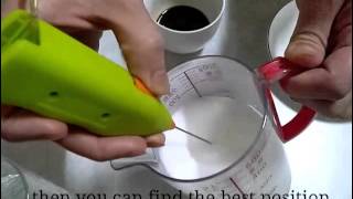 How To Make Latte Art with Mini Milk Frother [upl. by Plusch]