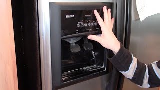 How to fix a dripping water dispenser  refrigerator repair Kenmore Whirlpool Supco [upl. by Ennaillij802]