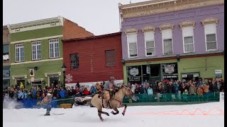 Skijoring 2023 Leadville Colorado [upl. by Alastair]