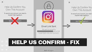 How To Fix quotHelp Us Confirm You Own This Accountquot Instagram Message [upl. by Anal]