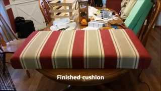 How to Cover a Cushion [upl. by Ennagrom251]