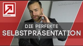 Vorstellungsgespräch  die perfekte Selbstpräsentation mit Beispiel [upl. by Neiht]