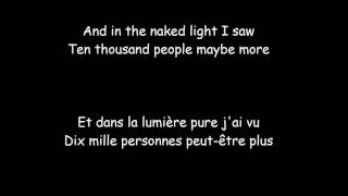 Sound of Silence  French Lyrics [upl. by Cedell]