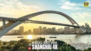 Shanghai Walking Tour  Huangpu Riverside Pudong New District  4K HDR  上海  浦东新区 [upl. by Buatti]