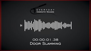 Door Slamming  HQ Sound Effects [upl. by Oisinoid]