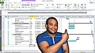 Proceso completo de como hacer un cronograma de una construcción en microsoft Project 2020 [upl. by Boyer824]