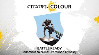 How to Paint Battle Ready Indomitus Necrons – Szarekhan Dynasty [upl. by Hacim111]