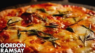 How to Make Margherita Pizza at Home  Gordon Ramsay [upl. by Nirek]