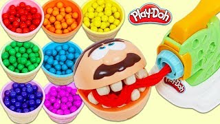 Pretend Cooking for Mr Play Doh Head [upl. by Haeli527]