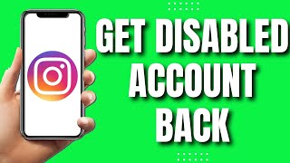 How To Get A Disabled Instagram Account Back 2023 [upl. by Asela]