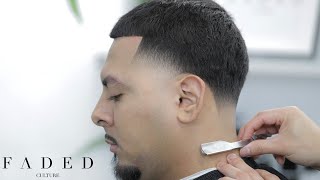 STEP BY STEP SKIN TAPER FADE HAIRCUT HUGE TRANSFORMARION [upl. by Blondy]